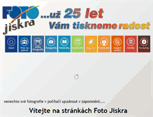 Tablet Screenshot of fotojiskra.cz